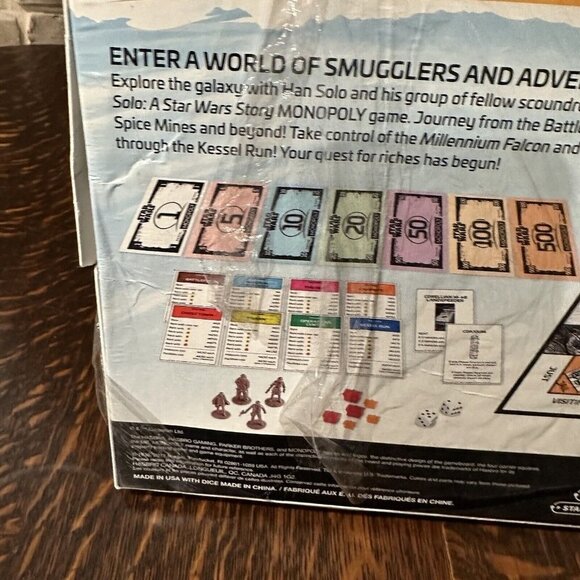 Monopoly Star Wars SOLO A Star Wars‎ Story Board Game 2017 NEW - Picture 6 of 6
